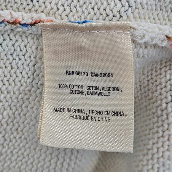 Anthropologie Tropical Floral Short‎ Sleeve Sweater Size Small - Picture 10 of 15